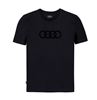 Resim Audi T-Shirt Rings, Erkek, Siyah