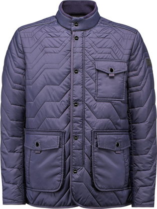 Resim AUDI DİKDÖRTGEN DESENLİ CEKET GECE MAVİSİ 